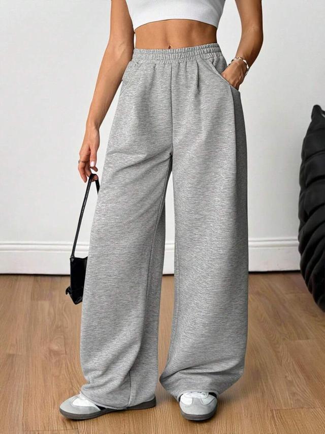 gray corduroy textured baggy lounge pants