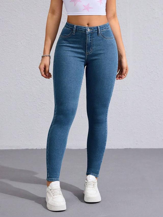 flexra casual washed slim fit denim jeans y2k