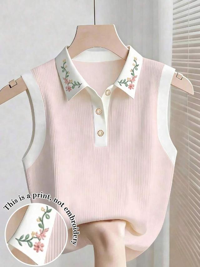 franclia women's floral print patchwork casual daily wear top
