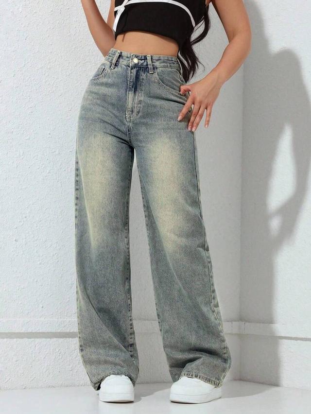 women's solid color casual denim pants