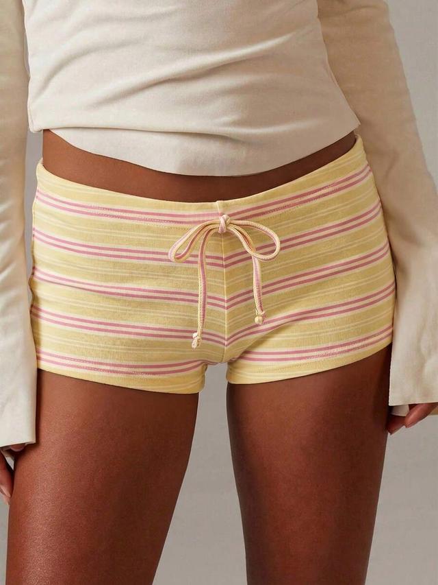 athîral women's drawstring waist striped casual shorts