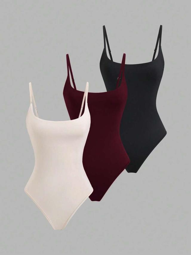 burgundy sweetra minimalist sleeveless slim fit bodysuit set
