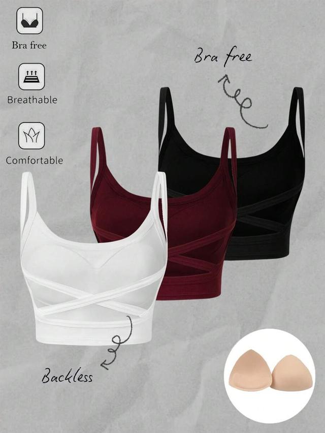 burgundy casual racerback crop tank top with built-in bra