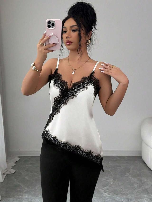 rafferiza women's elegant french lace camisole