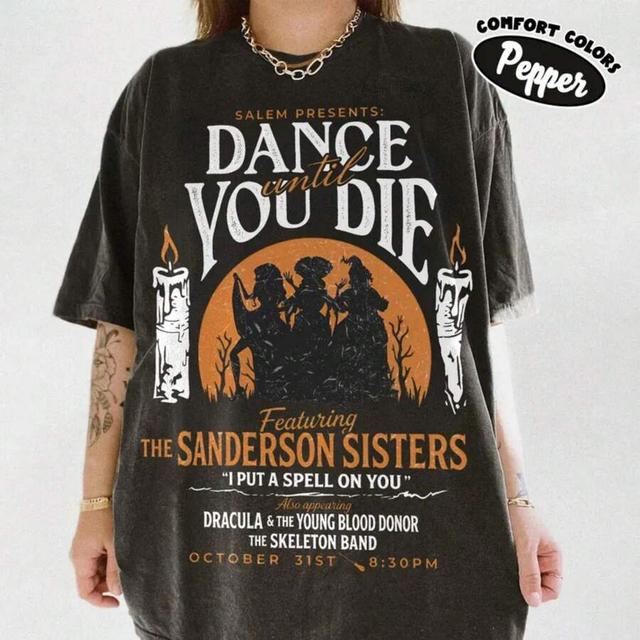 vintage disney hocus pocus graphic halloween t-shirt
