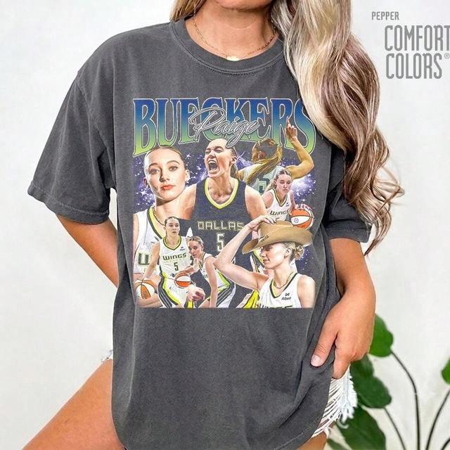 paige bueckers vintage basketball comfort colors fan shirt