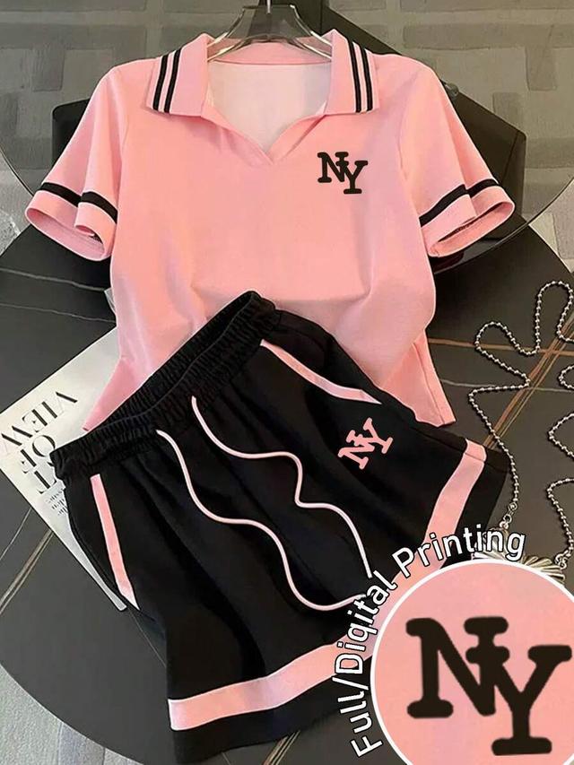 casual black and white colorblock logo shorts