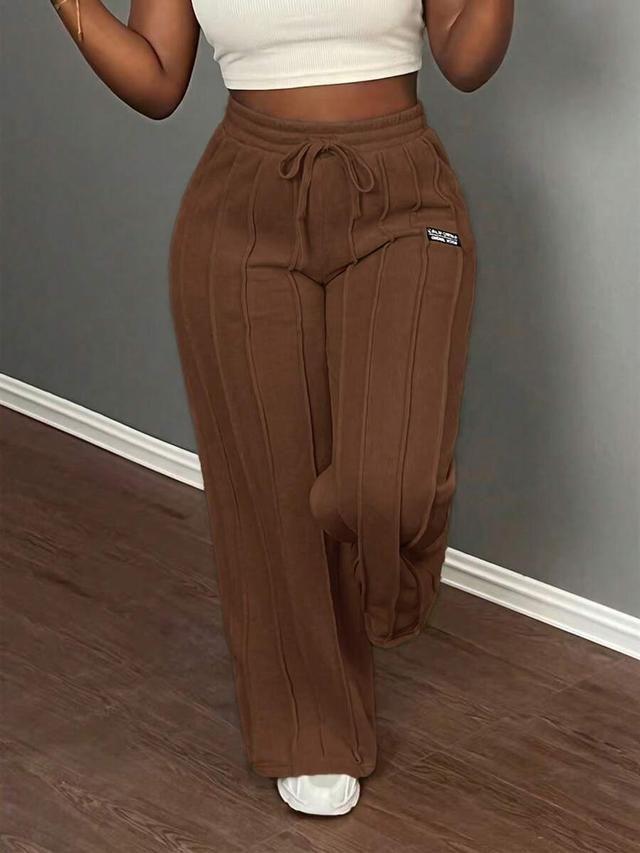 slaydiva casual grey loose fit straight leg pants
