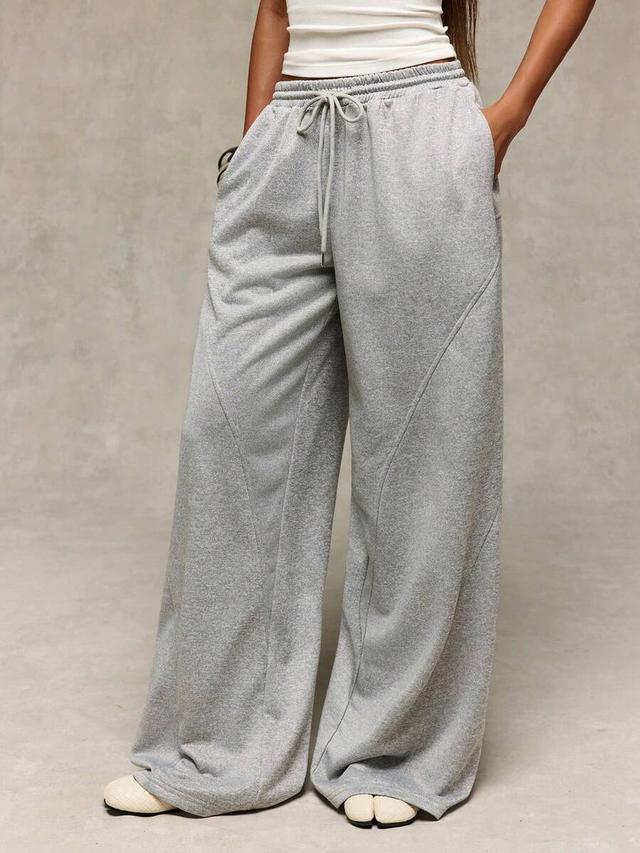 normani women's casual versatile solid color wide leg sweatpants