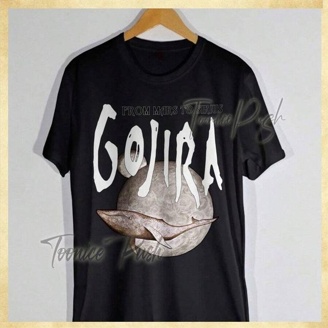 gojira shirt from mars vintage style graphic tshirt