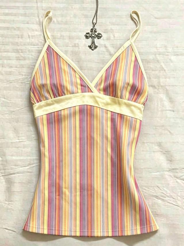 islasuriya women striped casual versatile camisole