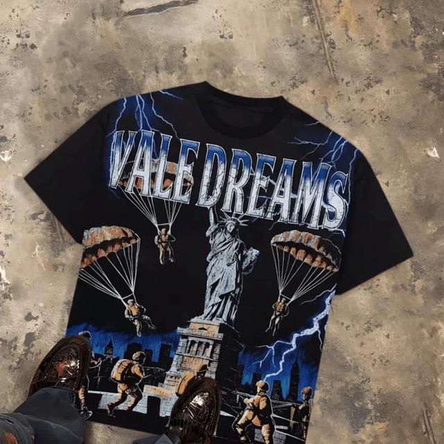 black cotton graphic print oversized t-shirt
