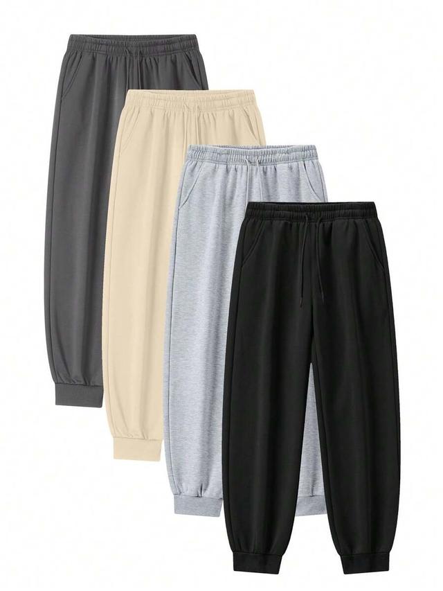 dark grey women's daily casual solid black drawstring ankle pants