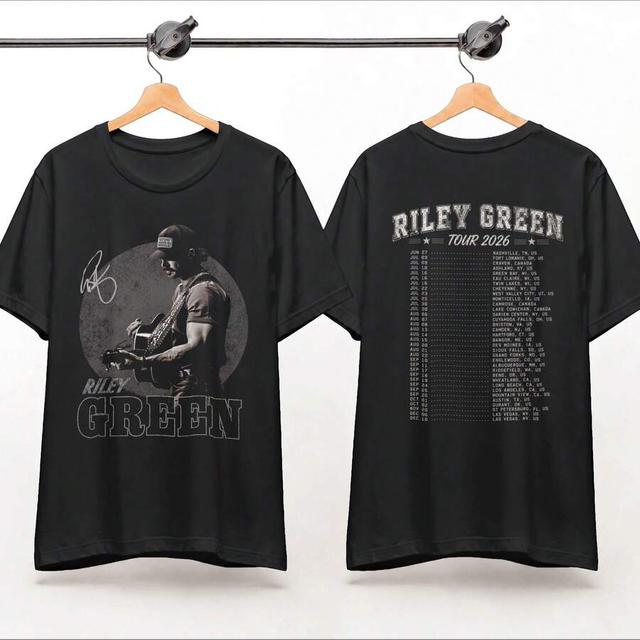 riley green vintage country concert graphic t-shirt