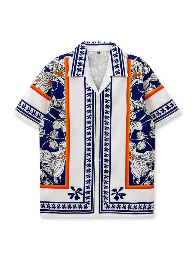 printed floral retro vacation shirt