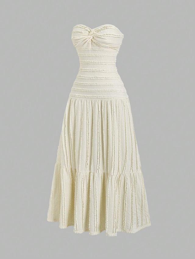 sweetra y2k sexy twist knot textured vacation dress
