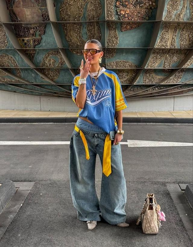 Light Wash Wide Leg Denim Jeans