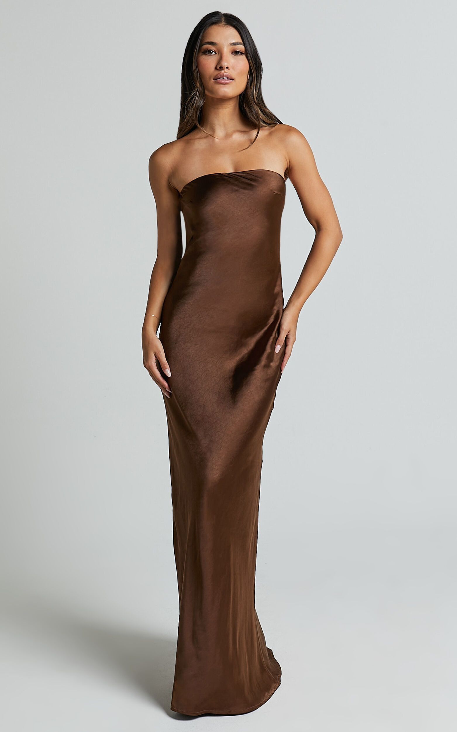 Satin Strapless Dresses for women