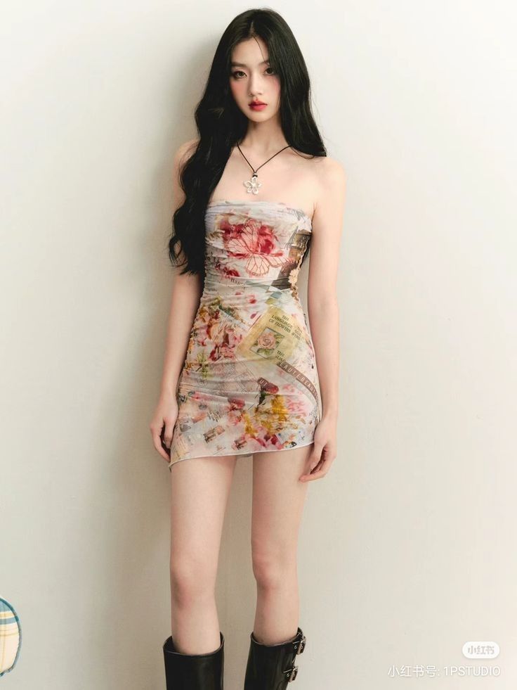y2k mini dress look 23