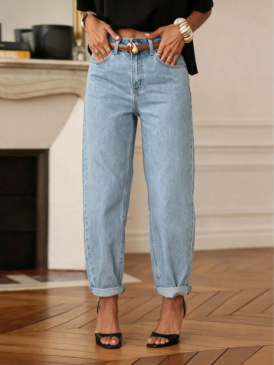 light wash relaxed fit denim jeans