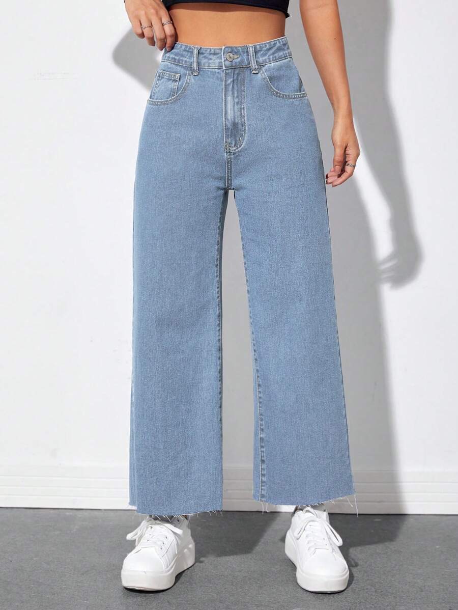 women's light wash relaxed denim jeans