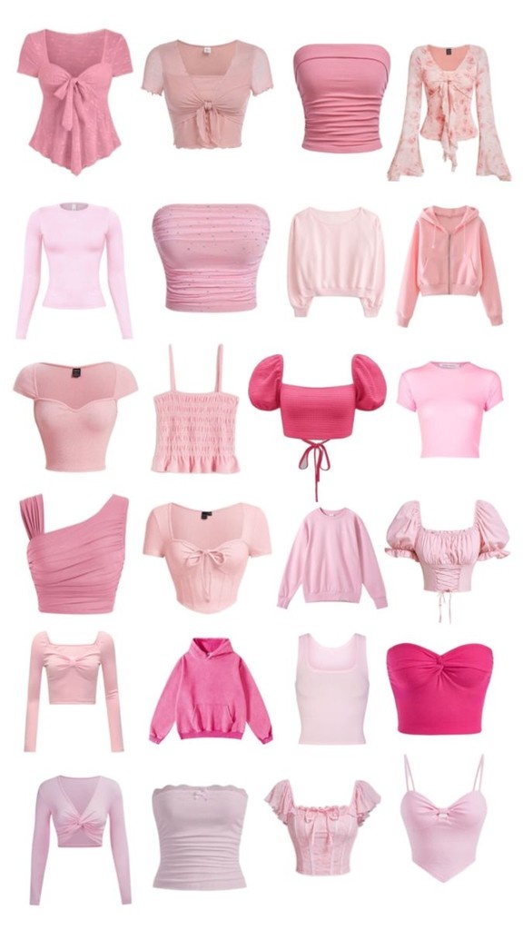 pink tie-front short sleeve sweetheart neckline top