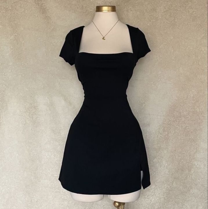 y2k mini dress look 23